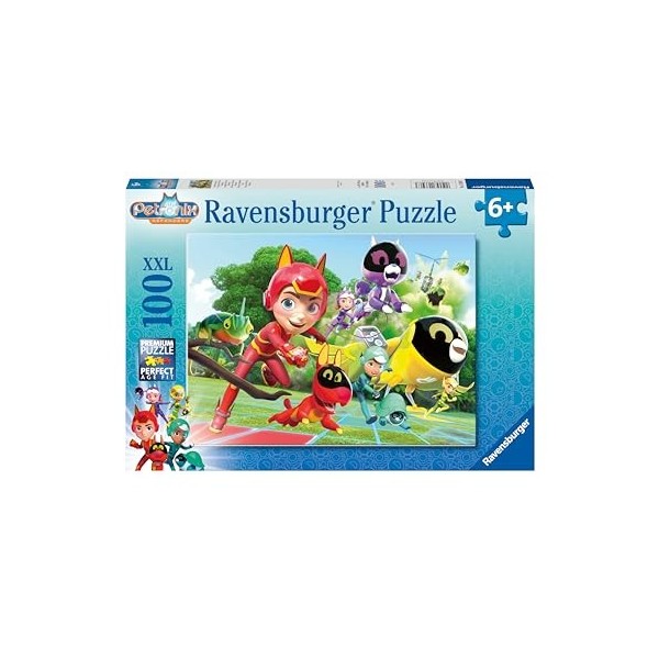 Ravensburger - Puzzle pour enfants - 100 pièces XXL - Léquipe des Petronix Defenders - Dès 6 ans - Puzzle de qualité supérie