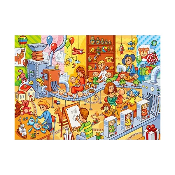 Puzzle 1 000 pièces pour Adultes, Puzzle Impossible, Jeu de Patience coloré, Jeu dadresse pour Toute la Famille, à partir de