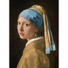 Clementoni Museum Collection-Girl with Pearl, E.V. -1000 pièces-Puzzle Adulte-fabriqué en Italie, 39614, No Color