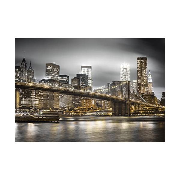 Clementoni Collection New York Skyline-1000 Pièces-Puzzle, Divertissement pour Adultes-Fabriqué en Italie, 39704