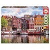 Educa - Puzzle de 1000 pièces pour Adultes | Maisons Dansantes, Amsterdam. Comprend Fix Puzzle Tail pour laccrocher Une Fois