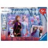 Ravensburger - Puzzle Enfant - 3 Puzzles 49 pièces - Le voyage commence - Disney La Reine des Neiges 2 - Fille ou garçon dès 