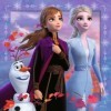 Ravensburger - Puzzle Enfant - 3 Puzzles 49 pièces - Le voyage commence - Disney La Reine des Neiges 2 - Fille ou garçon dès 