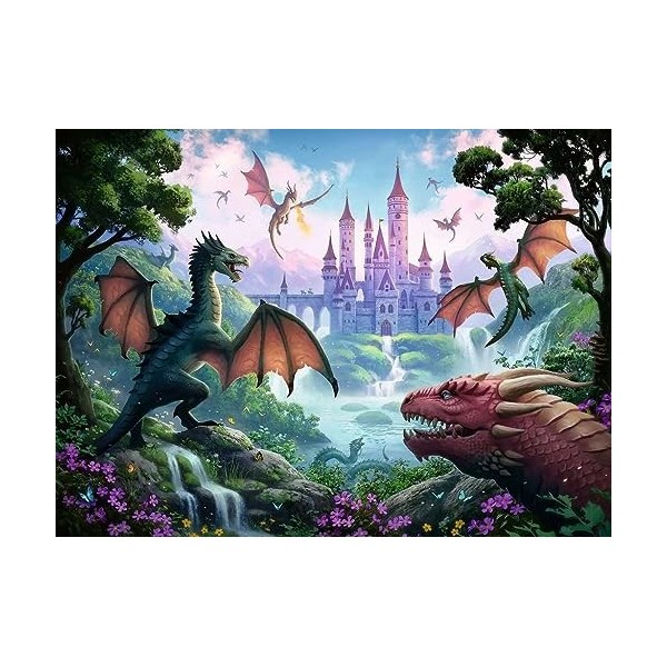 Ravensburger - Puzzle pour enfants - 300 p XXL - Dragon magique - Dès 9 ans - Puzzle de qualité supérieure - Carton épais et 