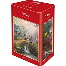 Schmidt Spiele 59928 Thomas Kinkade, Disney, Mickey et Minnie à Hawaï, Puzzle de 500 pièces dans une boîte Nostalgie, coloré
