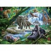 Ravensburger - Puzzle Enfant - Puzzle 100 p XXL - Les animaux de la jungle - Dès 6 ans - 12970