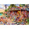 Puzzle 1000 pièces, Puzzle pour Adultes, Puzzle Impossible, Jeu de société coloré, Magasin de Plage, 1000 Puzzles pour décora