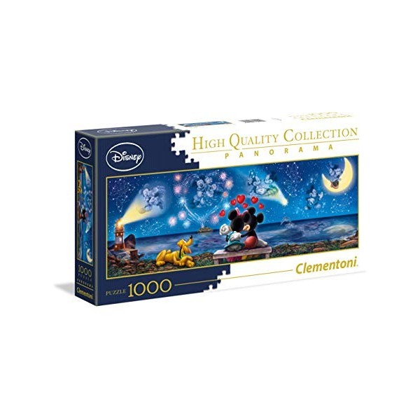 Clementoni - 39445 - Puzzle Disney Panorama Collection pour adultes et enfants - Disney Orchestra - 1000 pièces multicolores