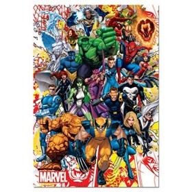 Educa - 15560 - Puzzle - Les Héros de Marvel - 500 Pièces