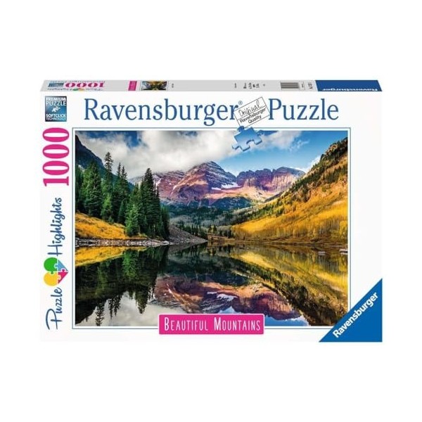 Ravensburger Puzzle Adulte 1000 p - Aspen, Colorado Puzzle Highlights - Adultes, enfants dès 14 ans - Puzzle de qualité sup