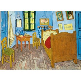 Clementoni Museum Collection-Chambre Arles, Van Gogh-1000 pièces-Puzzle Adulte-fabriqué en Italie, 39616, Multicolore
