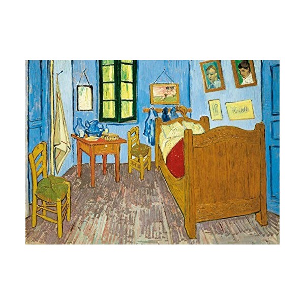 Clementoni Museum Collection-Chambre Arles, Van Gogh-1000 pièces-Puzzle Adulte-fabriqué en Italie, 39616, Multicolore