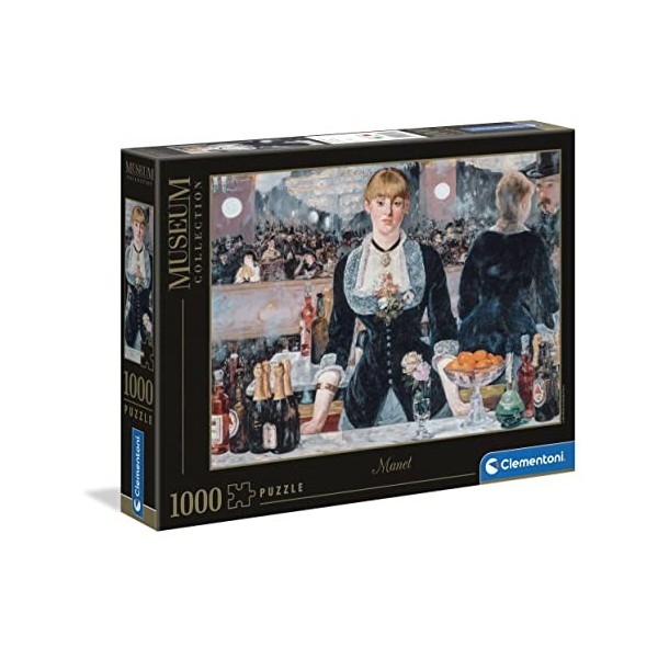 Clementoni Al Bergere Manet 1000pzs Does Not Apply Museum Collection Bar Folie Bergers 1000 pièces, Art, Puzzle Artiste, Dive