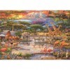 Schmidt Spiele 59708 Puzzle Paradis du Kilimandjaro 500 pièces, Multicolore