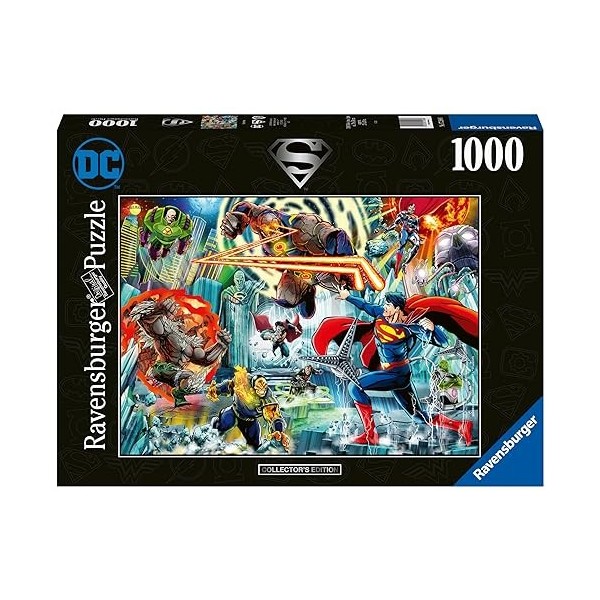 Ravensburger - Puzzle 1000 pièces - Superman - DC Collector - Adultes et enfants dès 14 ans - Puzzle de qualité supérieure - 