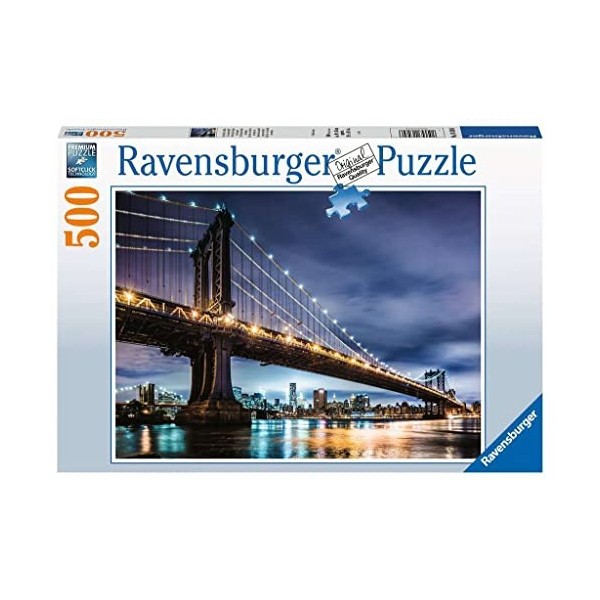 Ravensburger - Puzzle Adulte - Puzzle 500 p - New York, la ville qui ne dort jamais - 16589