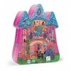 Djeco DJ07246 Casse-tête en Forme de château, Multicolore