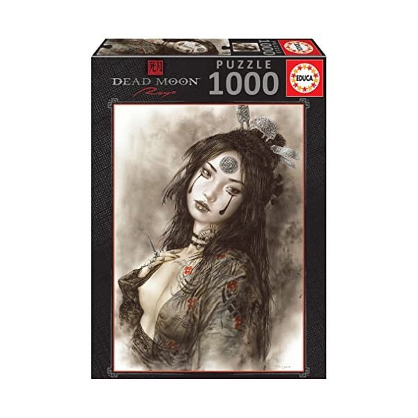 Educa - Dead Moon, Luis Royo | Puzzle de 1000 pièces | Mesure approximative: 48 x 68 cm | Inclut Fix Puzzle pour accrocher Le