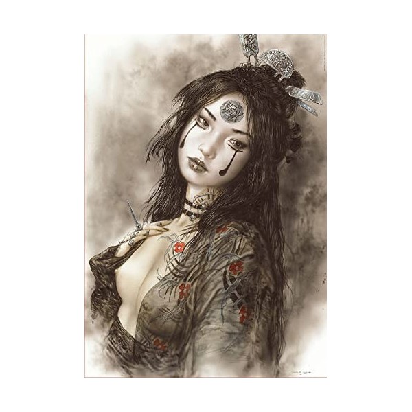 Educa - Dead Moon, Luis Royo | Puzzle de 1000 pièces | Mesure approximative: 48 x 68 cm | Inclut Fix Puzzle pour accrocher Le