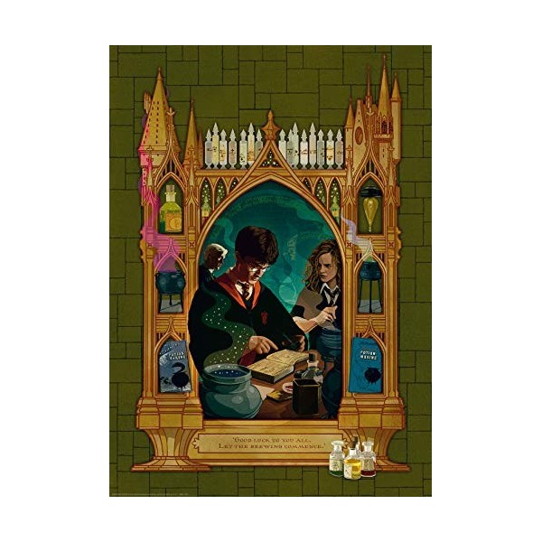 Ravensburger - Puzzle Adulte - Puzzle 1000 p - Harry Potter et le Prince de Sang-mêlé Collection Harry Potter MinaLima - 16