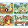 Vilac- 4 Puzzles évolutifs la Ferme, 2632, Multicolore