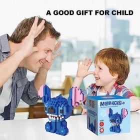 Blocs de Construction Lilo & Lilo, Ensemble de Mini Briques de Dessin animé Stitch, Particules de Plastique, Jouets de Constr