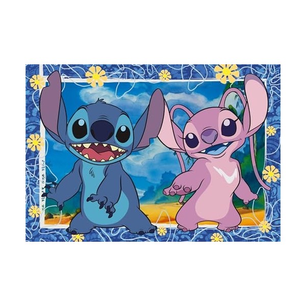 Clementoni- Stitch Puzzle, 27573, Multilingue