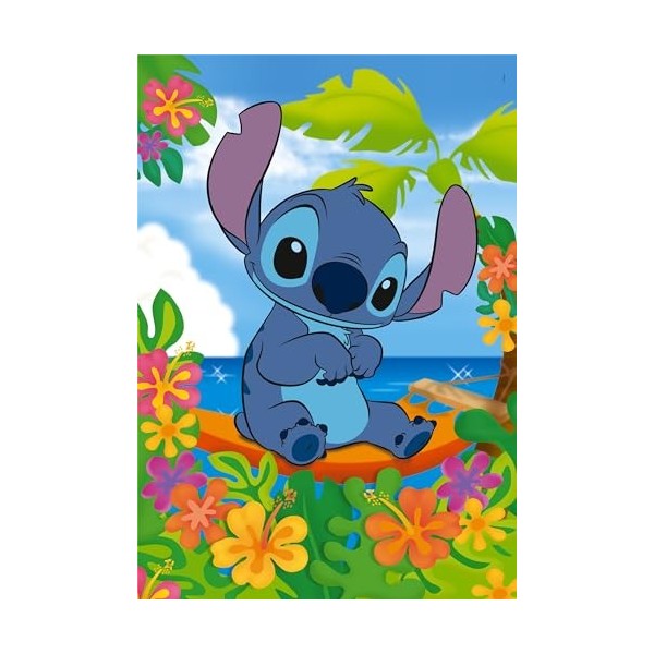 Clementoni- Stitch Puzzle, 27572, Multilingue