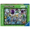 Ravensburger - Puzzle Adulte - Puzzle 1000 p - Minecraft - 17188