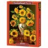 Castorland C-103843 Puzzle 1000 pièces Tournesols dans Un Vase Paon Multicolore