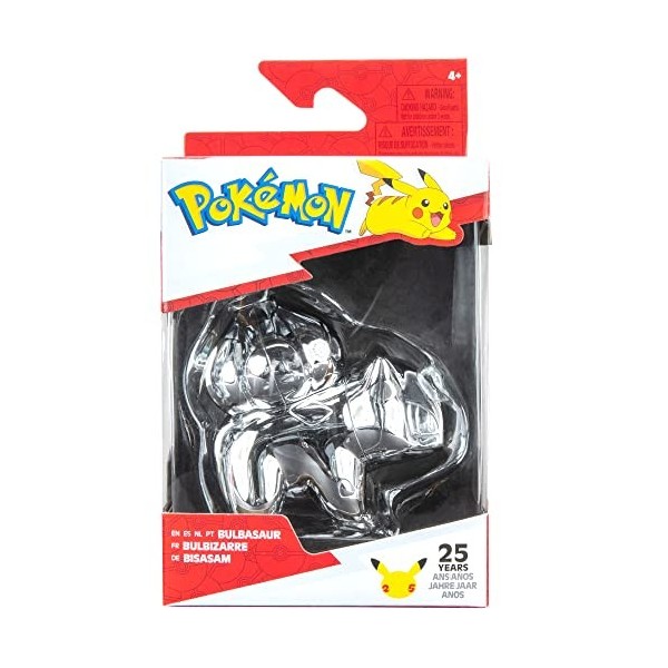 Pokémon Silver Bulbasaur Figure 7.6 cm