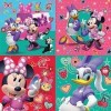Educa - Disney Mickey Top Départ Malette Puzzles Progressifs Minnie et The Happy Helpers 12-16-20-25 , 17638, Cranberry