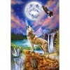 Castorland Hobby Puzzle panoramique Nuit du Loup 1500 pièces, 151806-2, Multicolore