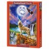 Castorland Hobby Puzzle panoramique Nuit du Loup 1500 pièces, 151806-2, Multicolore