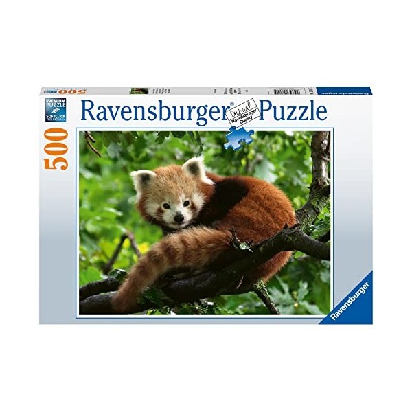 Ravensburger - Puzzle Adulte - Puzzle 500 pièces - Adorable Panda roux - Adultes et enfants dès 12 ans - Puzzle de qualité su