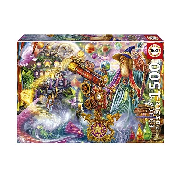 Educa - Puzzle de 1500 pièces pour Adultes | Sortilège Magique. Mesure : 85 x 60 cm. Comprend Fix Puzzle Tail pour laccroche