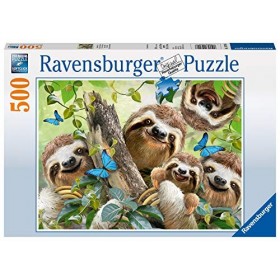 Ravensburger- Selfie Paresseux, 14790, Argent Silver 