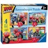 Ravensburger Ricky Zoom – Lot de 4 puzzles 12, 16, 20, 24 pièces pour enfants à partir de 3 ans, 3054