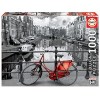 Educa - Puzzle de 1000 pièces pour Adultes | Special Series. Coloured B&W. Amsterdam. Comprend Fix Puzzle Tail pour laccroch