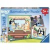Ravensburger - Puzzle pour enfants - 3x49 pièces - Les aventures de Bluey ! - Dès 5 ans - Puzzle de qualité supérieure - 3 po