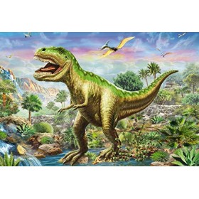 Schmidt Spiele - 56202 - Aventure avec Les Dinosaures, 3x48 Pcs