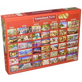 Castorland Puzzle 1000 pièces-The Flower Mart, C-103898, Multicolore