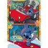 Clementoni- Stitch Puzzle, 27571, Multilingue