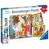 Ravensburger - Puzzle Enfant - Puzzles 3x49 p - Samuser avec les animaux Disney - Dès 5 ans - 05155