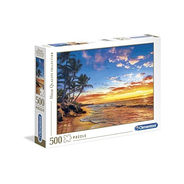 Clementoni 35058, Puzzle Collection, Paradis Plage, 500 Pièces