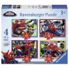 Ravensburger Marvel Ultimate Spider-Man 4 puzzles dans une boîte 12, 16, 20, 24 pièces 