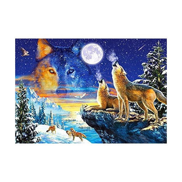 Castorland - C-103317-2 - Puzzle - Hurlement des Loups - 1000 Pièces