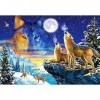 Castorland - C-103317-2 - Puzzle - Hurlement des Loups - 1000 Pièces