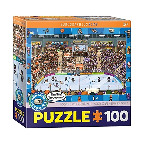 Eurographics Spot and Find Hockey MO Puzzle 100 pièces 