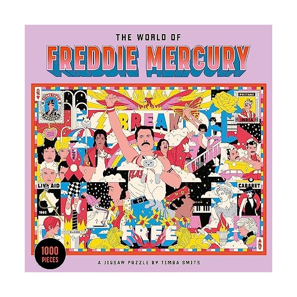 LAURENCE KING The World of Freddie Mercury A Jigsaw Puzzle/Anglais